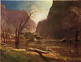 Albert Bierstadt Canvas Paintings - Hatch-Hatchy Valley, California